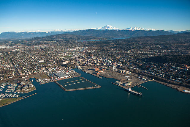 640px Aerial View of Bellingham Washington