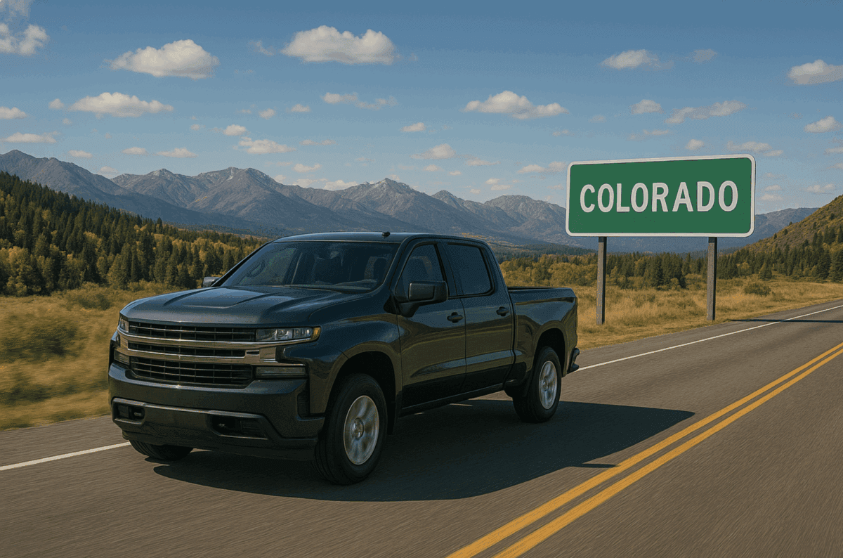 Car Driving in Colorado