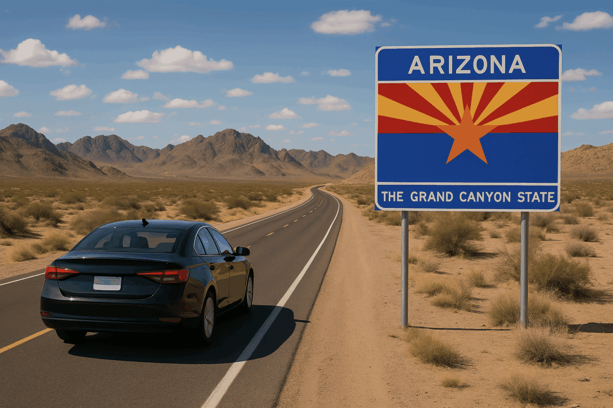 Car Driving in Arizona