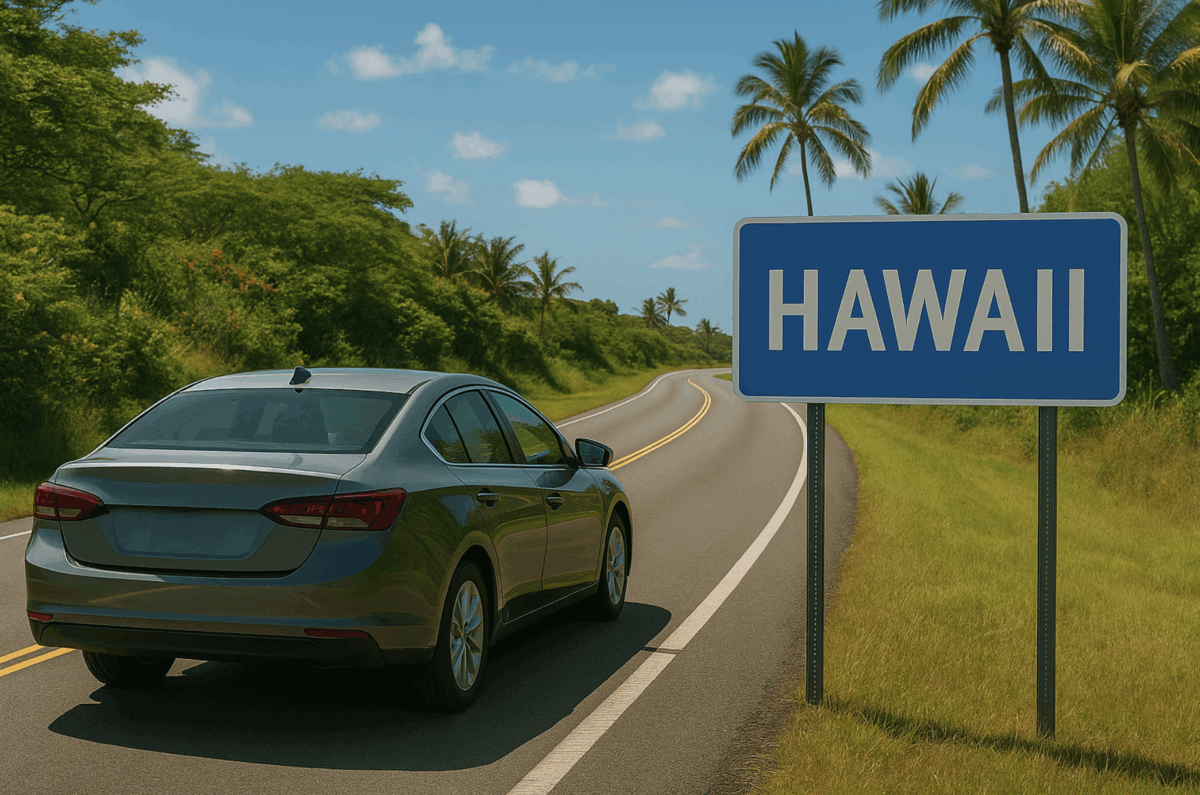 Car Driving in Hawaii