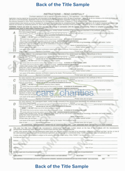 Montana Title Back Sample C2C