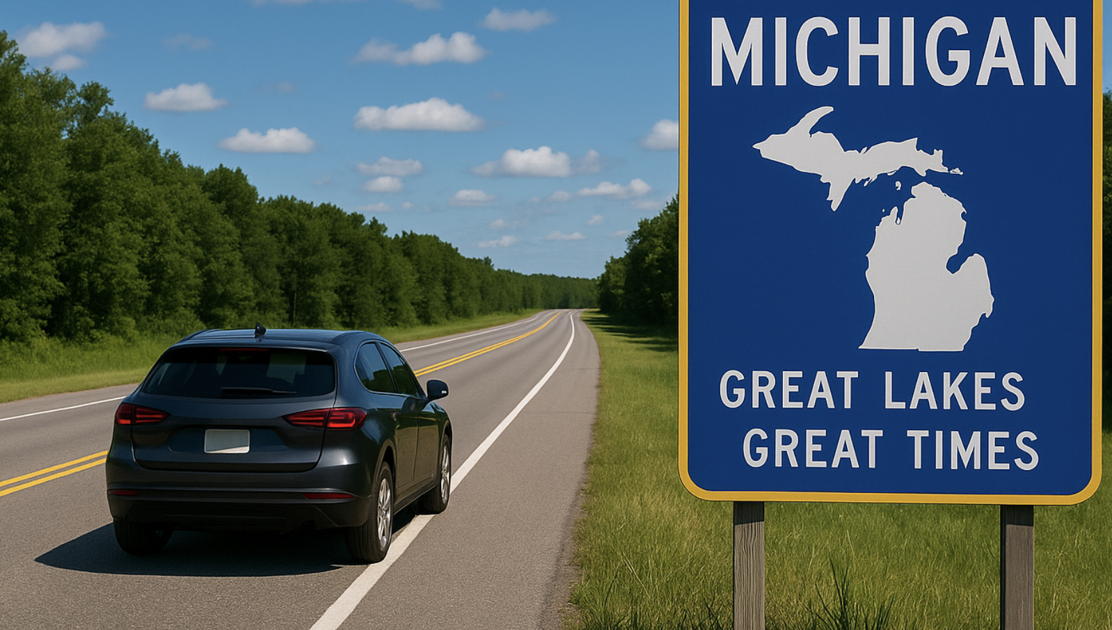 Car Driving in Michigan