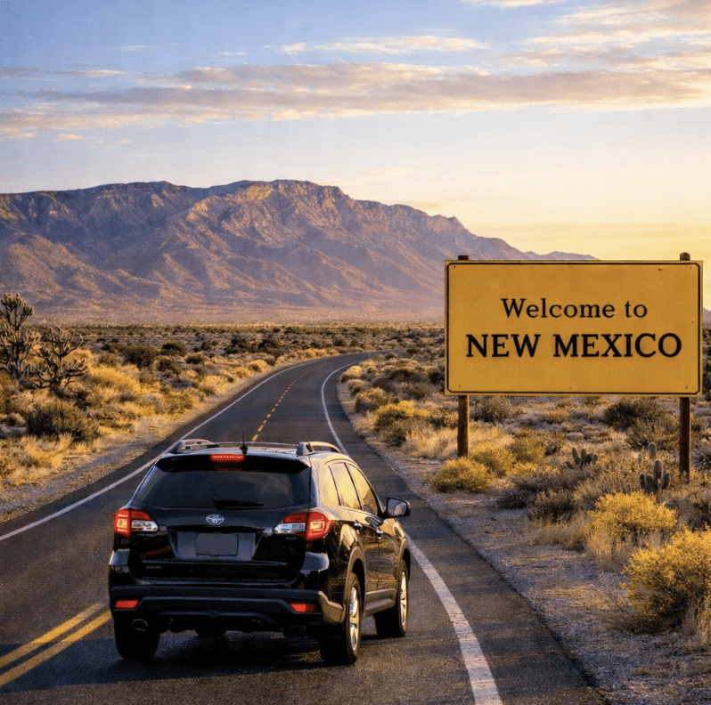 Car Driving in New Mexico Cars2Charities