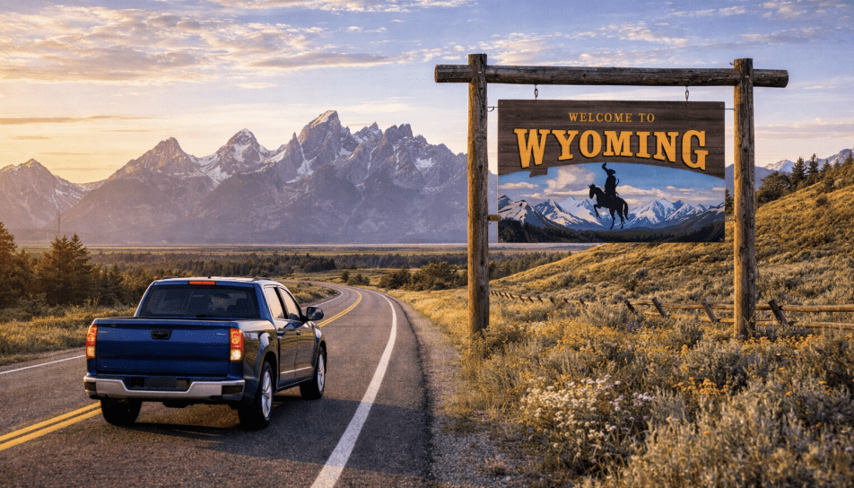 Truck Driving in Wyoming Cars2Charities