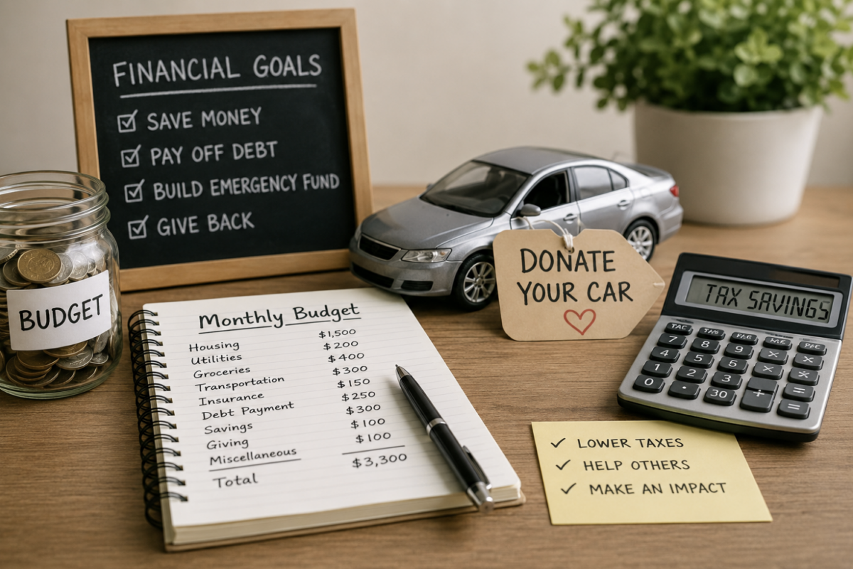 Personal Finances, Budgeting, and Car Donation